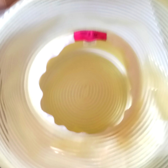 New inbox summer yellow fancy hat with silk bow embellishment Miss Hi's classic - Picture 4 of 5